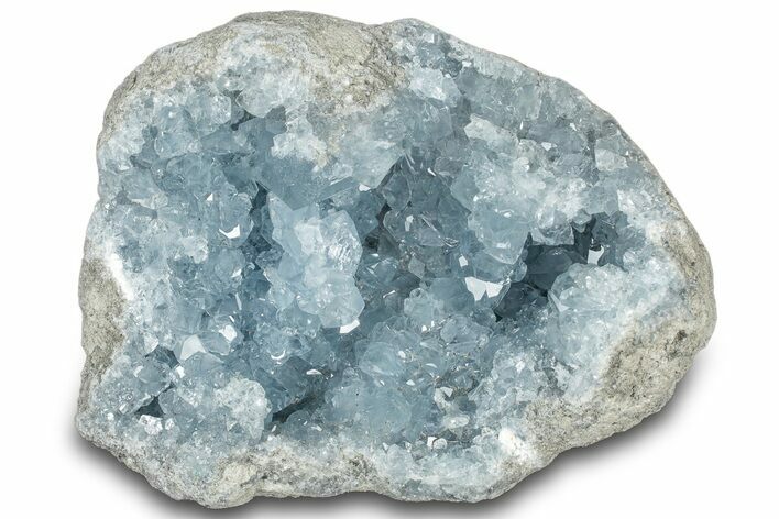 Sparkling Celestine (Celestite) Crystal Cluster - Madagascar #300099